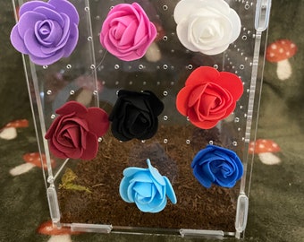 Foam magnetic flowers x2