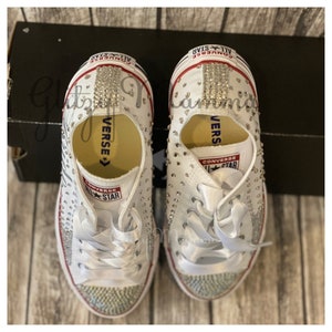 Bling Bride Converse size 7 ladies