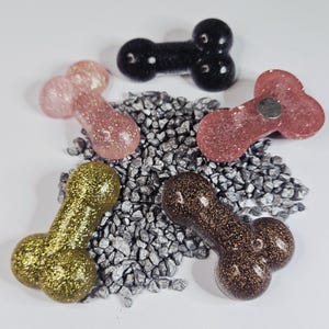 Fridge magnet; glitter resin willy, various colours available, cheeky gift