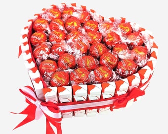 Cadeau chocolat Anniversaire gâteau KINDER Ferrero Rocher Raffaello insolite personnalisé SaintValentin  Coffret gourmandises Original Femme