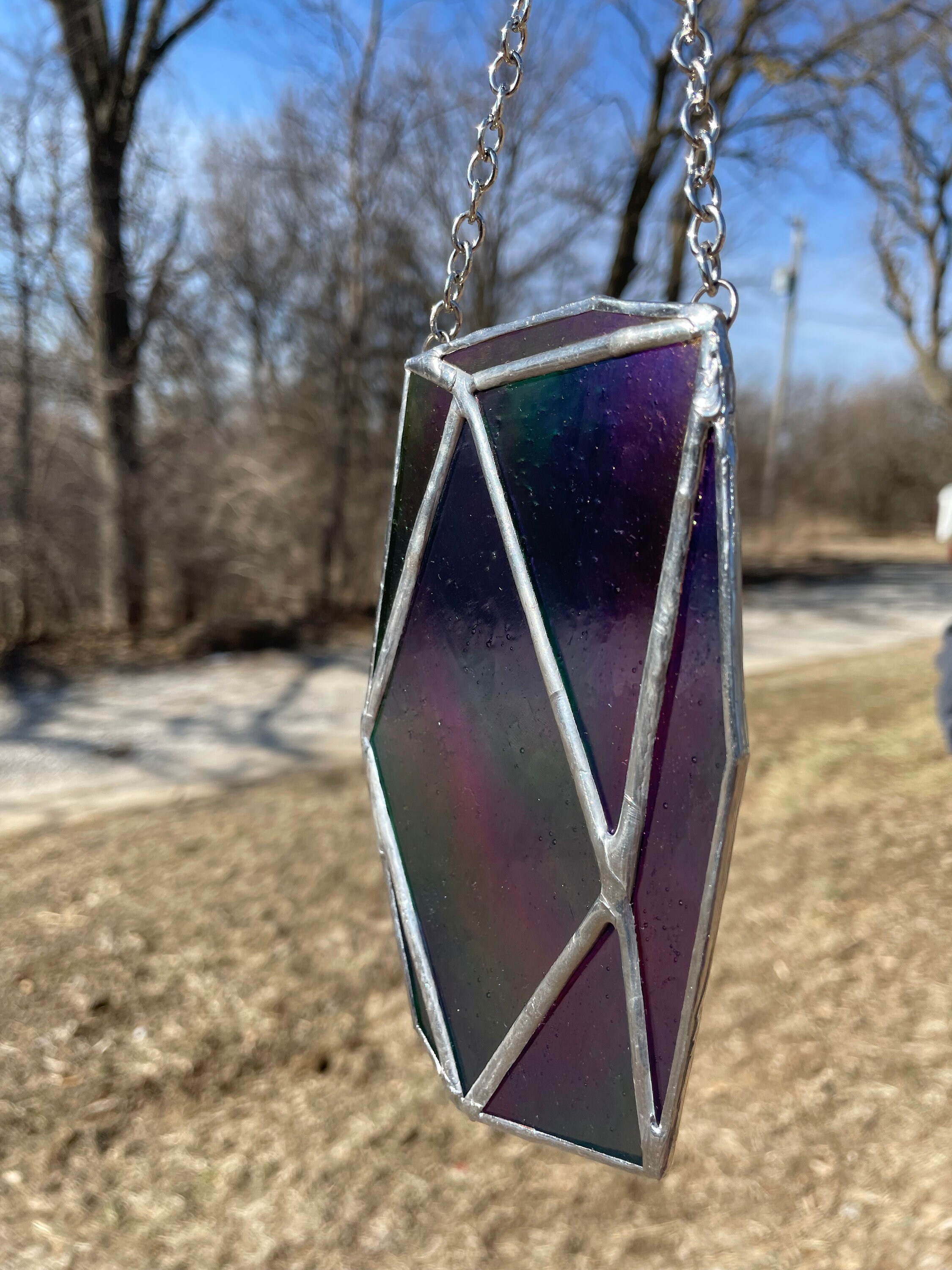 Stained Glass Gem Etsy
