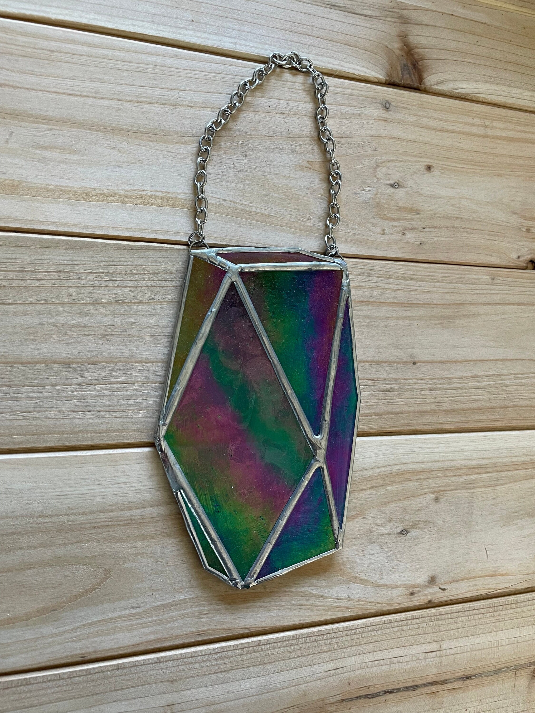 Stained Glass Gem Etsy