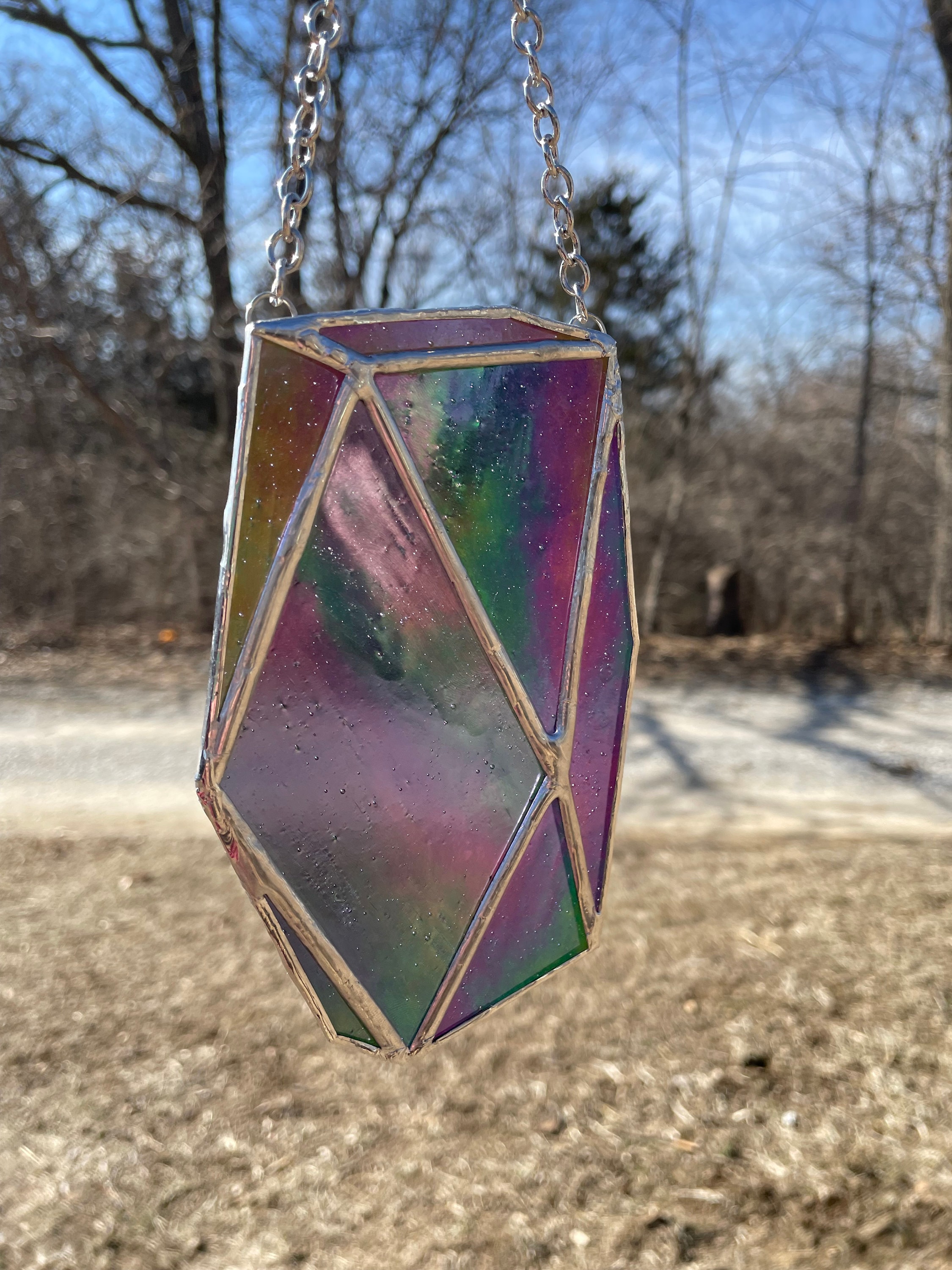 Stained Glass Gem Etsy