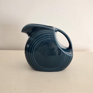 Homer Laughlin FIESTA Juniper Disc Water Pitcher, 8"