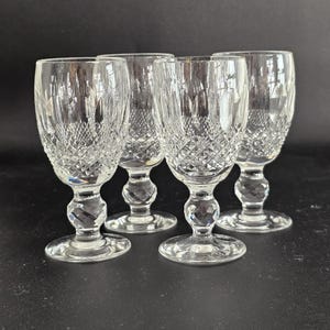 Waterford Colleen Crystal Sherry Glasses - Set of 4 with Box