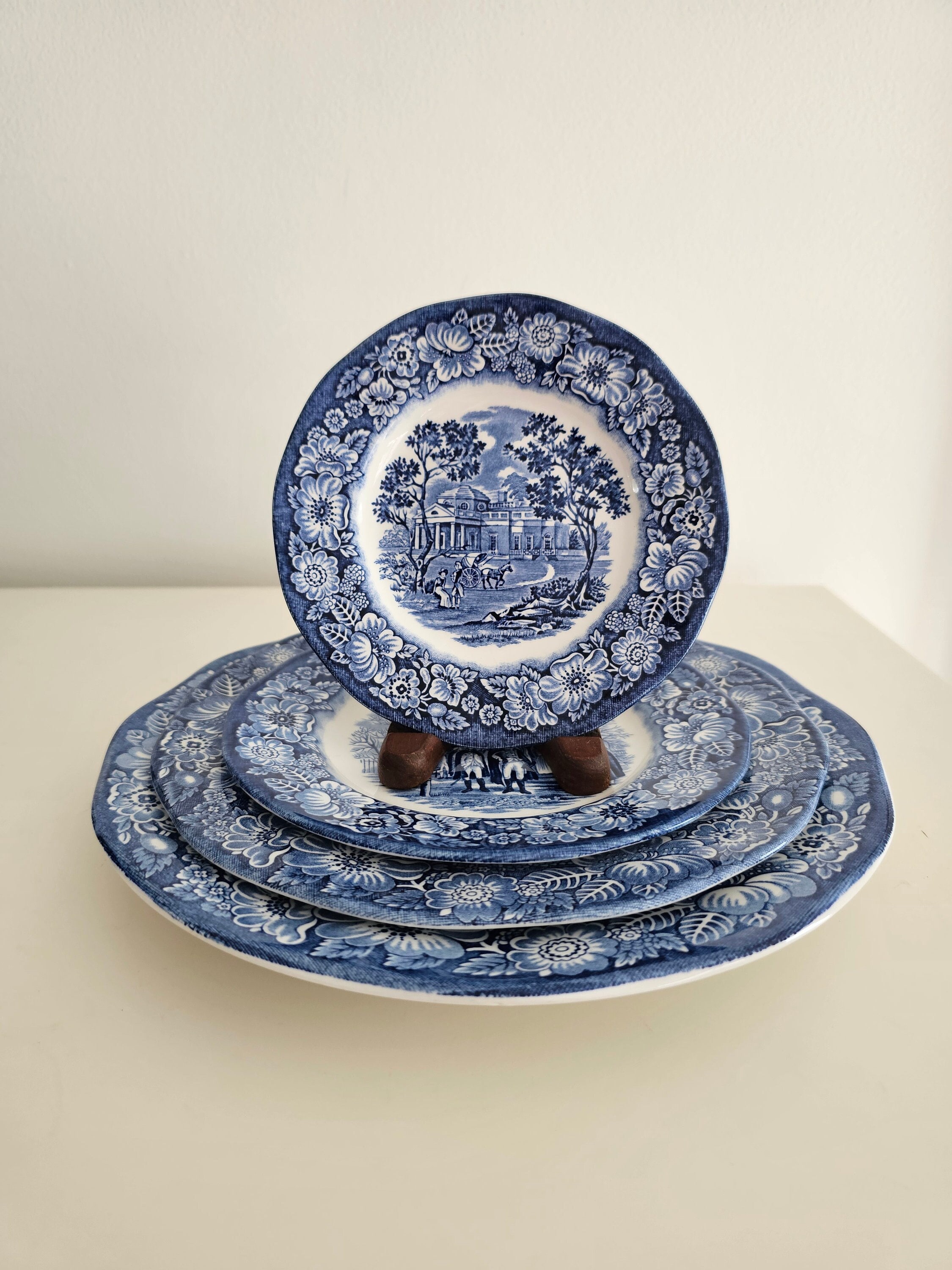 Liberty Blue Plates - Etsy Liberty Blue Plates - Etsy