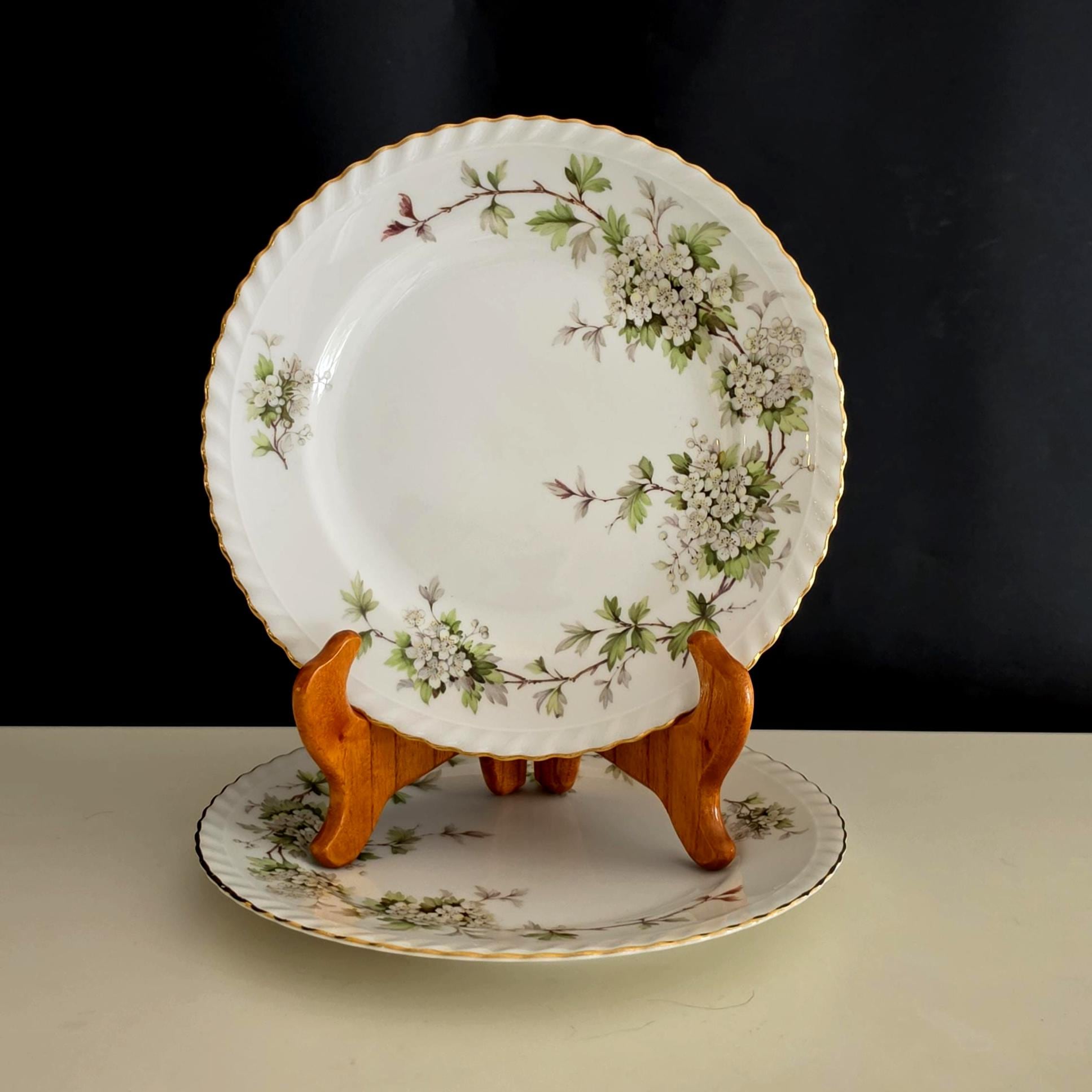 Bavarian Gold and White China - Etsy