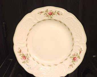 Vintage Rosenthal Sanssouci Soup Bowl: Selb Germany Rose Design
