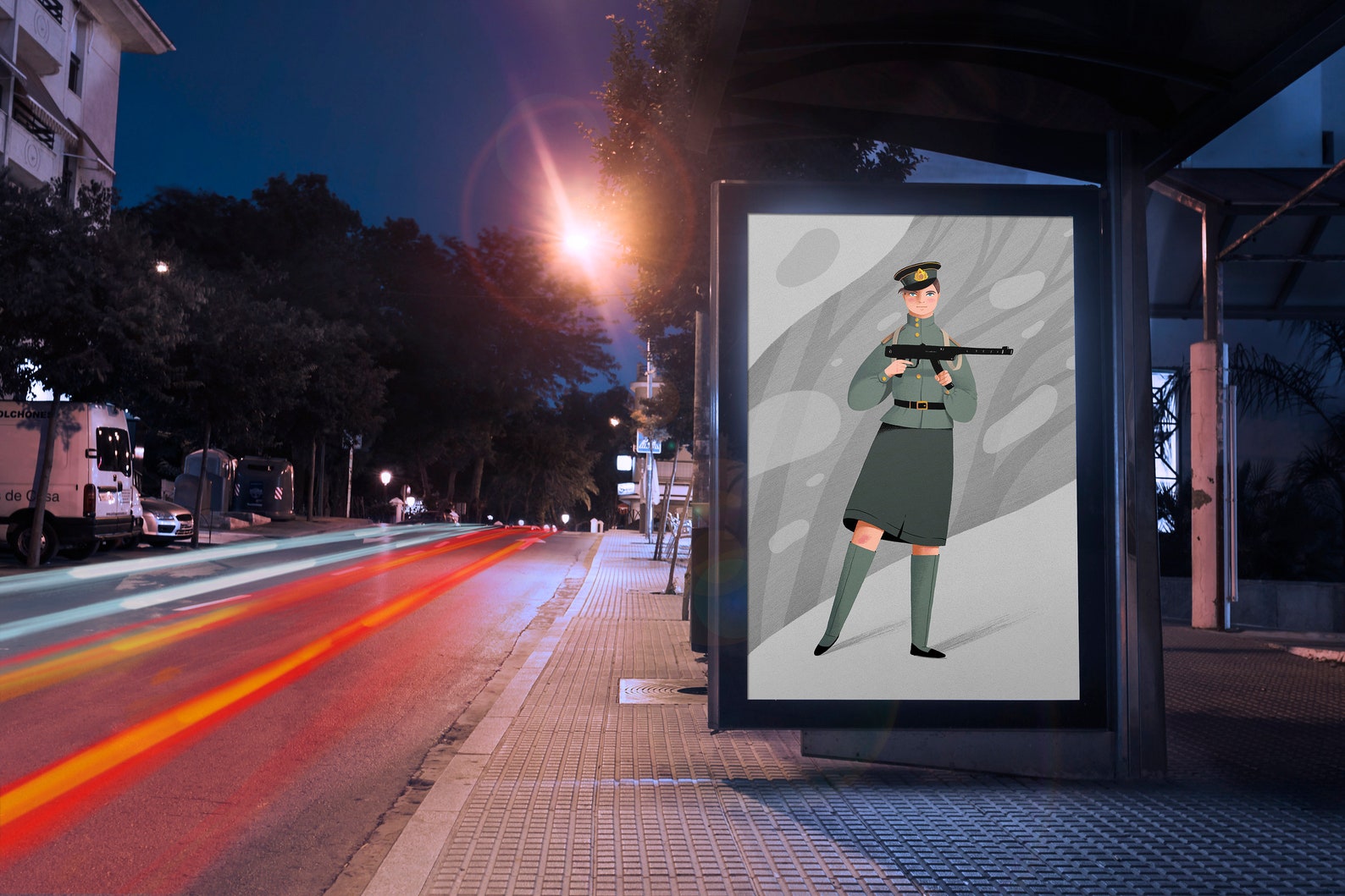 Cartoon Poster Yevdokiya Zavaly Poster II. World War Poster - Etsy