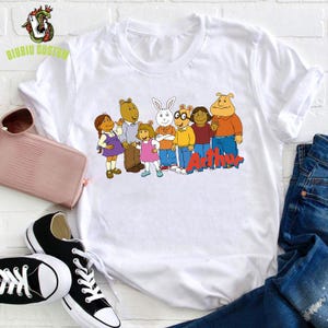 Arthur Teacher T-Shirt, Children's Character Affirmations Shirt, Teacher Characters Shirt, Kindergarten Shirt, Teacher Appreciation Gift
