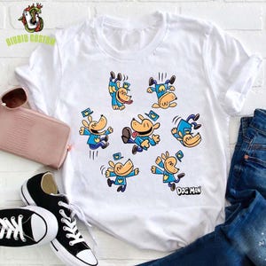 Seven Dancing Do Man Teacher T-Shirt, Funny Cartoon Book Shirt, Gift For Teacher, Funny Teacher Shirt, Retro Book Shirt