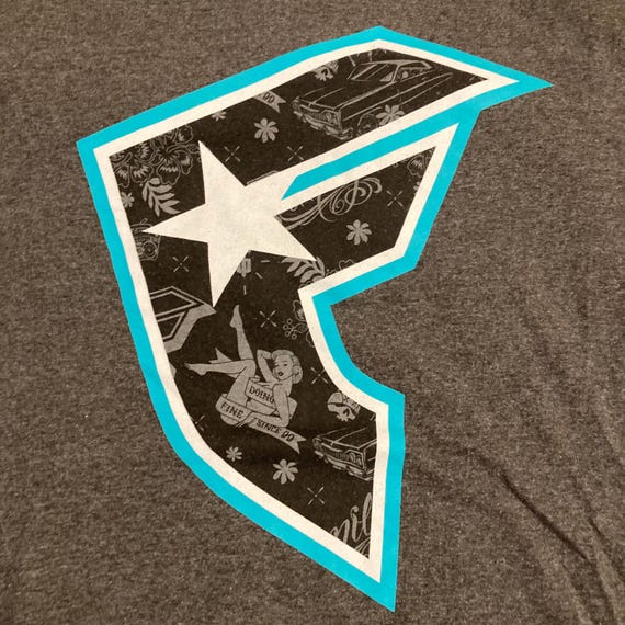 Famous Stars and Straps T-shirt Men's Large FSAS Y2K Graphic Tee