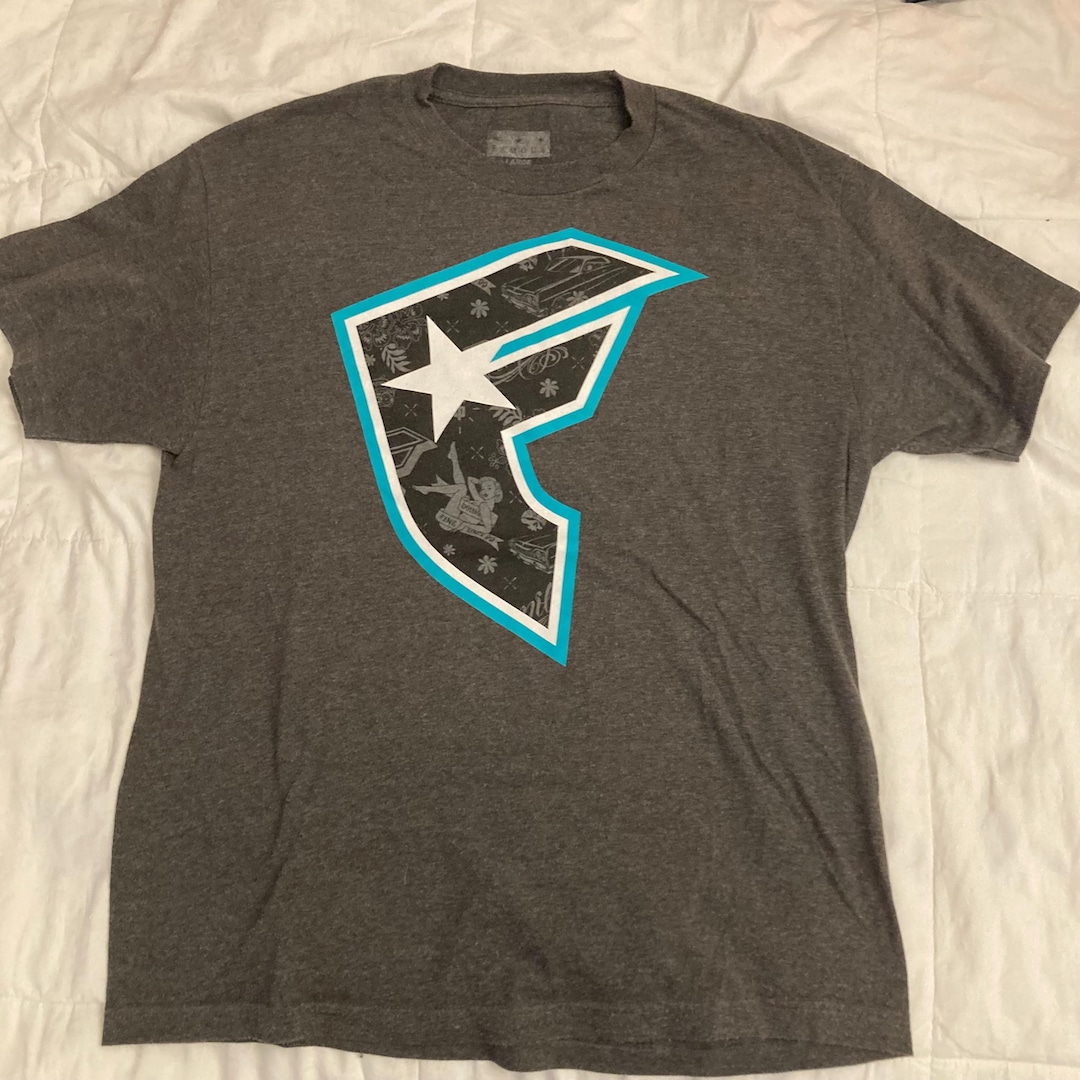 Famous Stars and Straps T-shirt Men's Large FSAS Y2K Graphic Tee