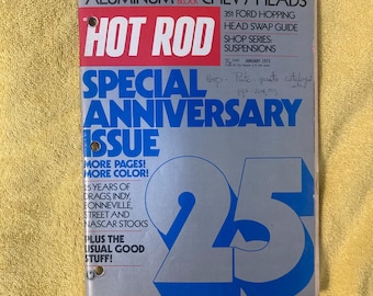 Vintage Hot Rod Magazine – January 1973 – Muscle Cars, Drag Racing & Tech
