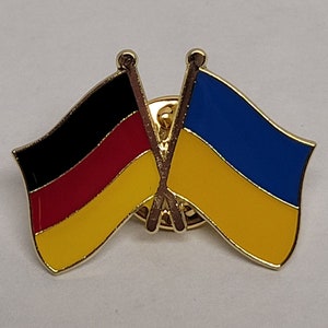 Germany supports Ukraine lapel pin