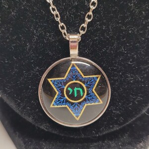 Star of David with Chai necklace