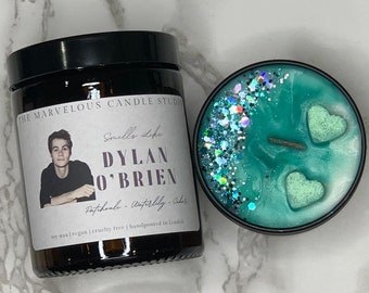 Smells Like Dylan O'Brien Vegan Candles | Pop Culture Gifts | Celebrity Candles | Birthday Gift Ideas | Funny Novelty Gift