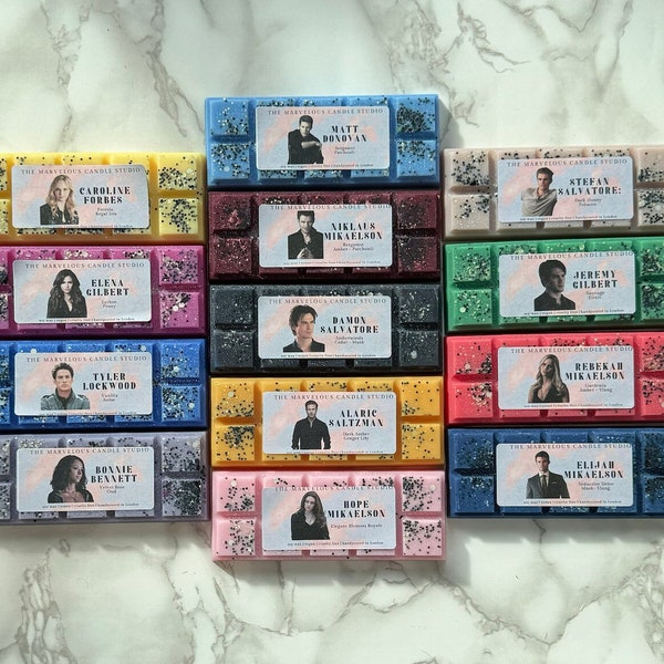 Vampire x Originals Handmade Vegan Soy Wax Snap Bars  | TVD Gift Ideas