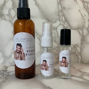 Smells Like Pedro Pascal Perfume And Room Sprays | Pop Culture Gifts | Celebrity Candles | Funny Novelty Birthday Gift