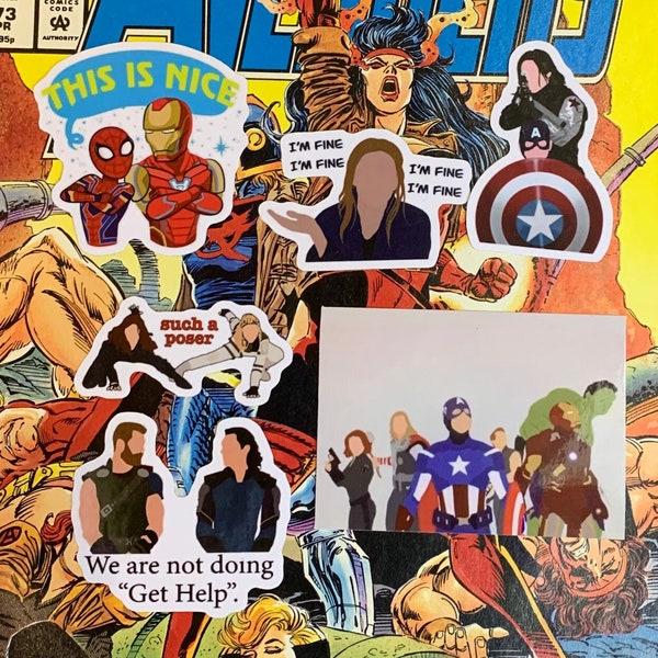 Marvel Inspired Stickers