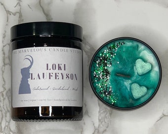 Loki Laufeyson Candles | Avengers | Aromatherapy | Manifestation | Shifting | Marvel Gifts For Women & Men | Tom Hiddleston
