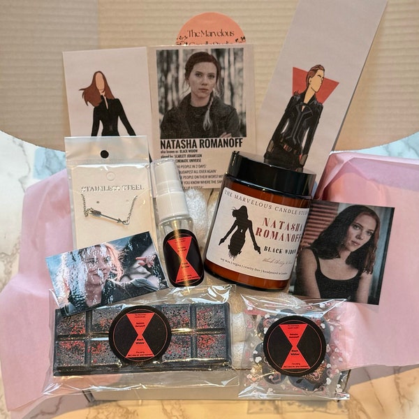 Black Widow Geschenkbox | Natasha Romanoff | Marvel-Geschenkbox