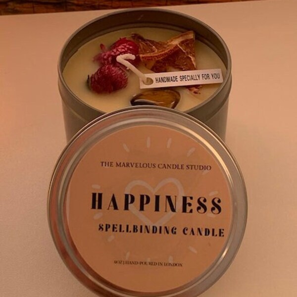 Happiness Candle Etsy UK