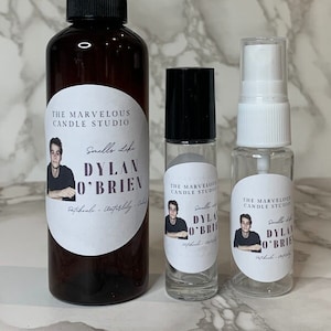 Smells Like Dylan O&#39;Brien Perfume And Room Sprays | Pop Culture Gifts | Celebrity Candles | Funny Novelty Birthday Gift