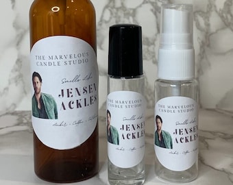 Smells Like Jensen Ackles Perfume And Room Sprays | Pop Culture Gifts | Celebrity Candles | Funny Novelty Birthday Gift
