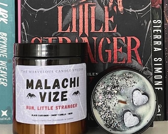 Malachi Vize Candle | Officially Licensed by Leigh Rivers | Little Stranger Merch | Dark Romance Gift | Booktok | Little Liar
