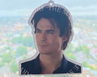 Damon Salvatore Auto Lufterfrischer | Ian Somerhalder | Vampir Geburtstag lustiges Neuheit Geschenk | TVD Fandom Geschenk | Team Damon