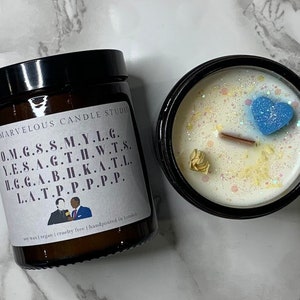 Sebastian Stan Man You Are Looking Good... -Anthony Mackie | Wood Wick Candle | 100% Vegan Soy Wax