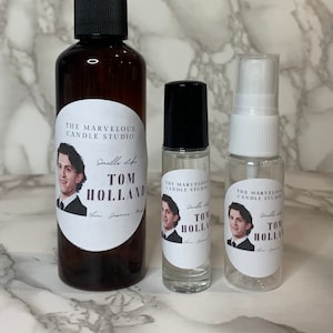 Smells Like Tom Holland Perfume And Room Sprays | Pop Culture Gifts | Celebrity Candles | Funny Novelty Birthday Gift