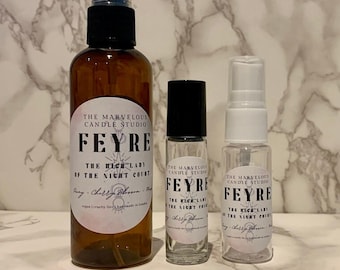 Feyre Perfume And Room Sprays | A Court of Thorns and Roses | Bookish Gift | Literary Gif | Book Lover Candle | Fandom Fragrances