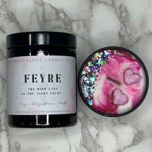 Feyre Archeron Candle Officially Licensed ACOTAR Merch | Soy Wax Candle | Sarah J Maas A Court of Thorns And Roses Bookish Gift