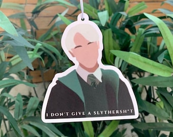 Draco Car Air Freshener |  Black Ice Scented | Slyther Birthday Gift Idea | Draco Merch Decoration