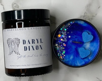 Daryl Dixon Candle | Fandom Vegan Candles | TWD Candle Gift | The Walking Dead Gift Ideas For Her And Him | Funny Novelty Gift