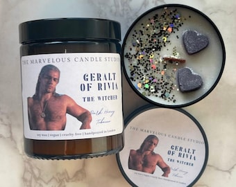 Witcher-Inspired Candle | Fantasy Novelty Gifs | Fandom Handmade Vegan Candles And Wax Melts