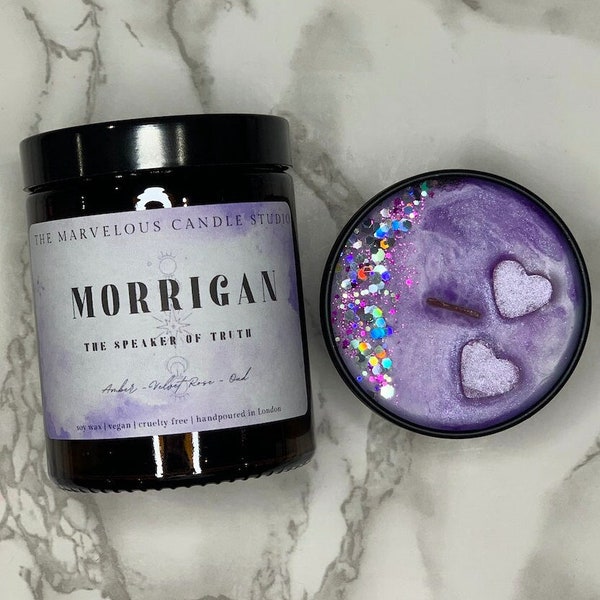 Morrigan Vegan Candle | ACOTAR | A Court of Thorns and Roses | Bookish Gift | Literary Candle | Book Lover Candle | Fandom Candles