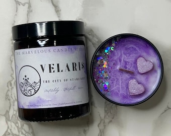 Velaris Candle | ACOTAR | A Court of Thorns and Roses | Bookish Gift | Literary Candle | Book Lover Candle | Fandom Candles