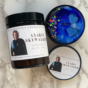 PRE-ORDER Anakin Galactic Destiny Candle | SW Fandom Vegan Candles And Wax Melts | Warm Amber | Anakin Funny Novelty Gifts