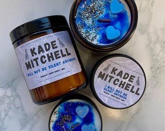 Kade Mitchell Candle | Officially Licensed by Leigh Rivers | Dark Romance Gift | Booktok Favorite Aesthetic Candle | Kade Edge Of Darkness