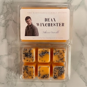 Ruikt naar veganistische waxmelts en kaarsen van Dean Winchester | Jensen Ackles | Fandom-kaarsen | Grappig nieuwigheidscadeau Wax Melt