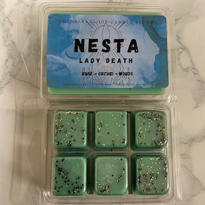 Vela Nesta Archeron con licencia oficial de ACOTAR Merch / Vela de cera de soja / Sarah J Maas Una corte de espinas y rosas Regalo literario Wax Melt