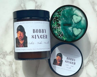 Bobby Singer Vegan Wax Melts And Candles | Jim Beaver | Fandom Candles | SPN Funny Novelty Gift