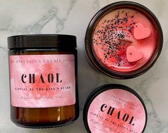 Chaol Candle | Throne of Glass Fan Parody Candle | Chaol Westfall Captain of the King's Guard TOG Gift | Literary Bookish