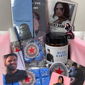 RESERVA Caja de regalo de Bucky Barnes / Caja de regalo de Marvel / El Soldado del Invierno / Lobo Blanco