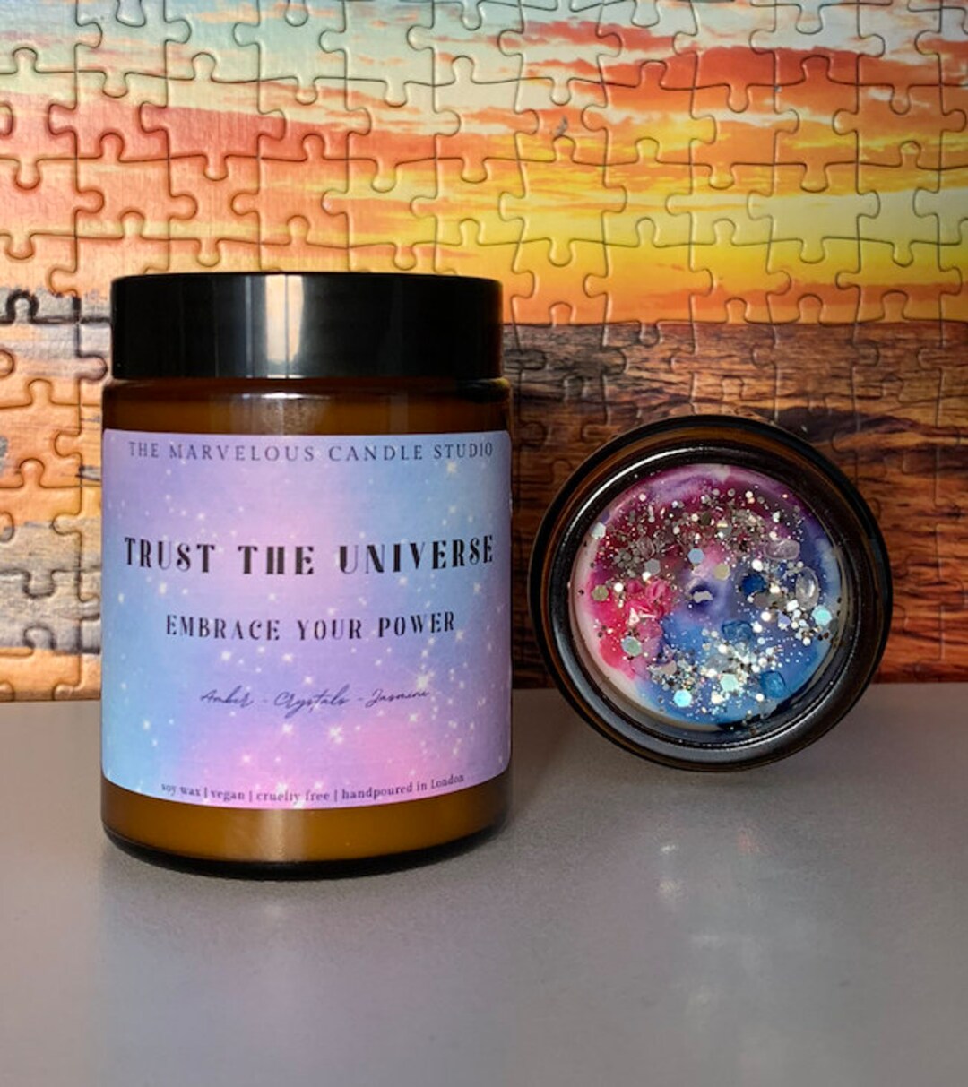 Trust the Universe Embrace Your Power Manifestation Candle Law of ...