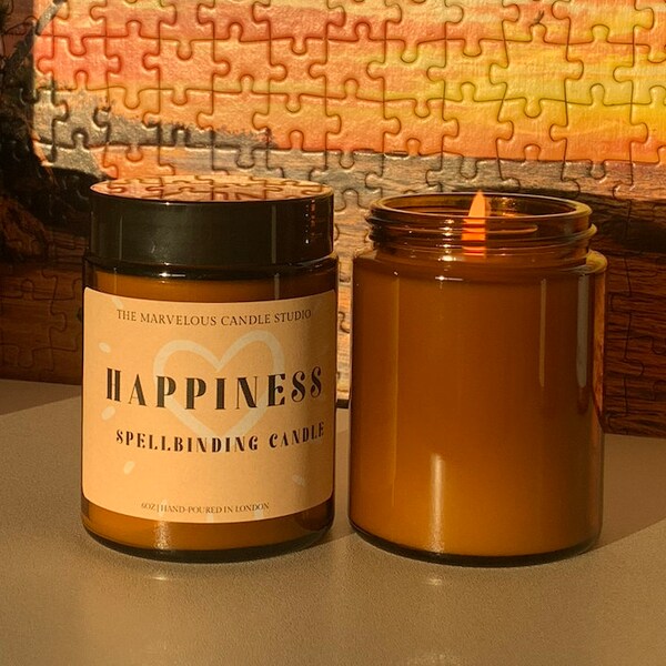 Happiness Candle Etsy UK