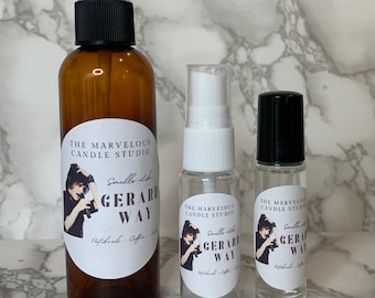 Smells Like Gerard Way Perfume And Room Sprays | Pop Culture Gifts | Celebrity Candles | Funny Novelty Birthday Gift